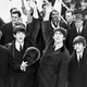 Los Beatles a su llegada a Nueva York en 1964